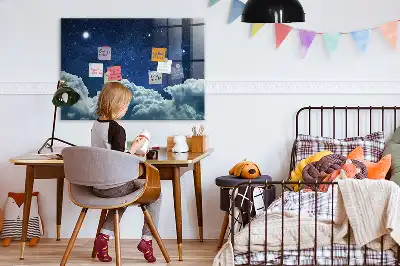 Magnetisk tegnetavle med motiv af natstemning