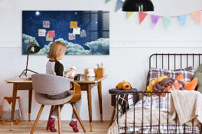 Magnetisk tegnetavle med motiv af natstemning