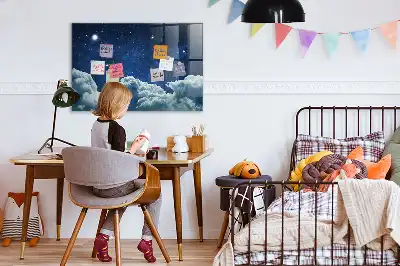 Magnetisk tegnetavle med motiv af natstemning