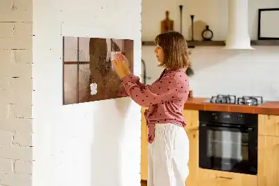 Magnetisk verdenskort med landenavne til at tegne på