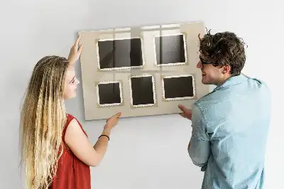 Magnetisk tegnetavle med retrorammer