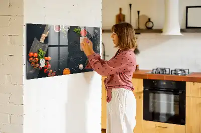 Magnetisk tegnetavle til køkkenet