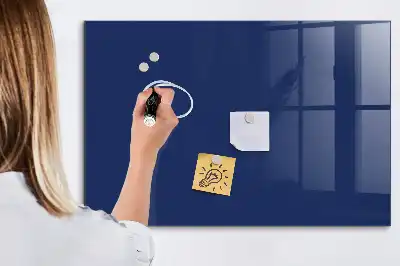 Tørreslette magnetisk tavle i blå