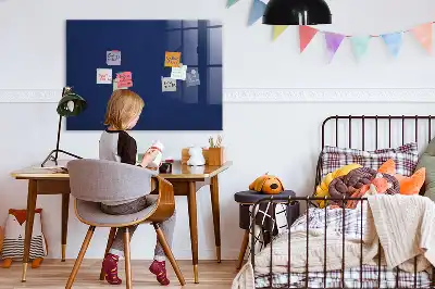Tørreslette magnetisk tavle i blå