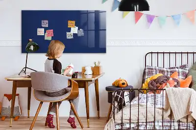 Tørreslette magnetisk tavle i blå