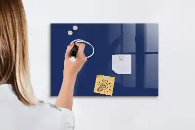 Tørreslette magnetisk tavle i blå