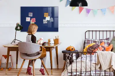 Tørreslette magnetisk tavle i blå