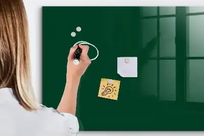 Magnetisk tegnetavle flaskegrøn