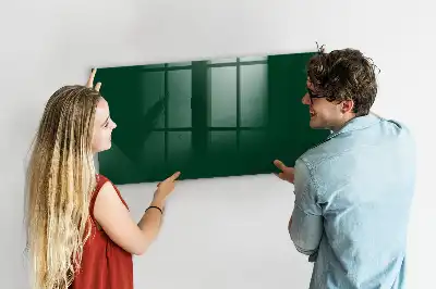 Magnetisk tegnetavle flaskegrøn