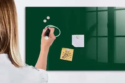 Magnetisk tegnetavle flaskegrøn