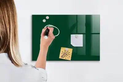 Magnetisk tegnetavle flaskegrøn