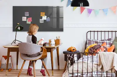Tørreslette magnetisk tavle grå