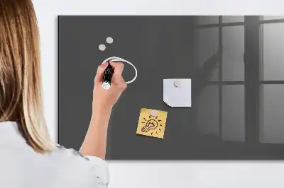 Tørreslette magnetisk tavle grå