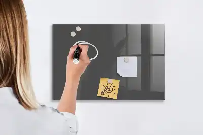 Tørreslette magnetisk tavle grå
