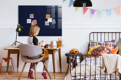 Magnetisk tavle til tørresletning i mørk natsort