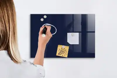 Magnetisk tavle til tørresletning i mørk natsort