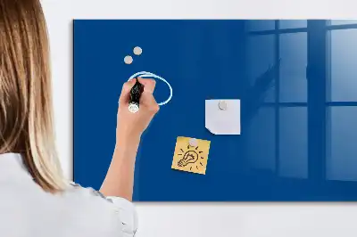 Magnetisk tegnetavle mørkeblå