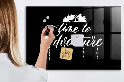 Magnetisk tavle tørreslette med motivet Tid til eventyr