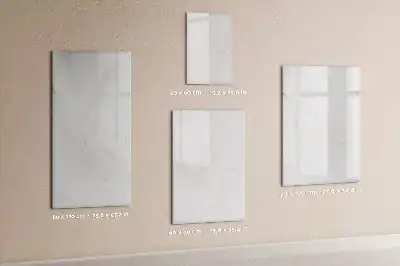 Magnetisk whiteboard i elegant marmor-design