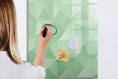 Magnetisk tørresletteboard med motiv af abstrakt trekantsmønster
