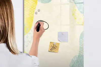 Tørreslette magnetisk board Dekorativ ramme