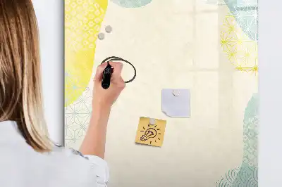 Tørreslette magnetisk board Dekorativ ramme