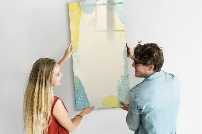 Tørreslette magnetisk board Dekorativ ramme