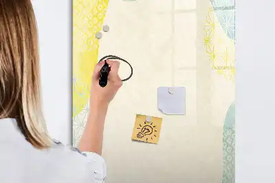 Tørreslette magnetisk board Dekorativ ramme