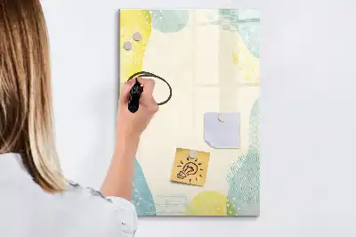 Tørreslette magnetisk board Dekorativ ramme