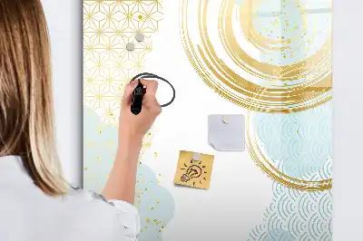 Tørreslette magnetisk board Dekorativ abstraktion