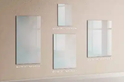 Magnetisk whiteboard med pastelabstraktion