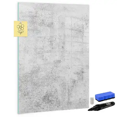 Magnetisk whiteboard til betonvæg