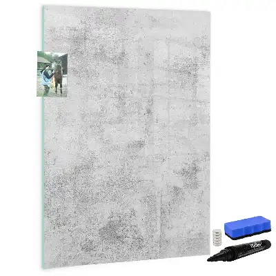 Magnetisk whiteboard til betonvæg