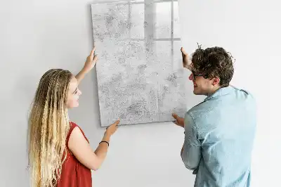 Magnetisk whiteboard til betonvæg