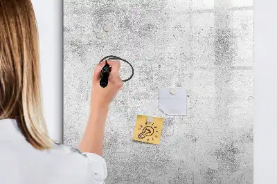 Magnetisk whiteboard til betonvæg