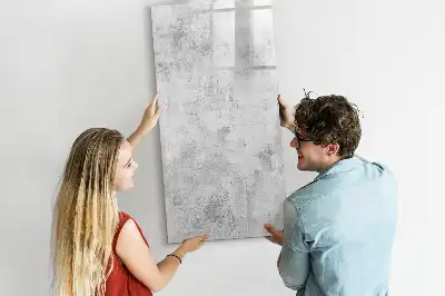 Magnetisk whiteboard til betonvæg