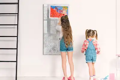 Magnetisk whiteboard til betonvæg