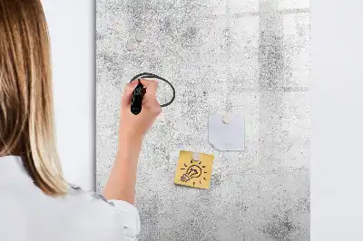 Magnetisk whiteboard til betonvæg