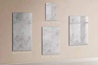 Magnetisk whiteboard til betonvæg