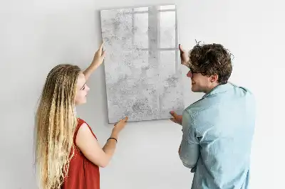 Magnetisk whiteboard til betonvæg