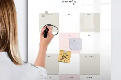 Årsplanner magnetisk tørresletteboard