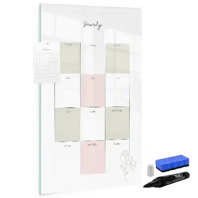 Årsplanner magnetisk tørresletteboard