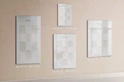 Årsplanner magnetisk tørresletteboard