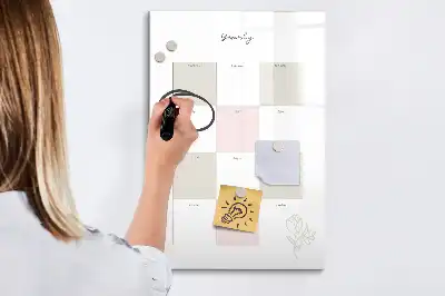 Årsplanner magnetisk tørresletteboard