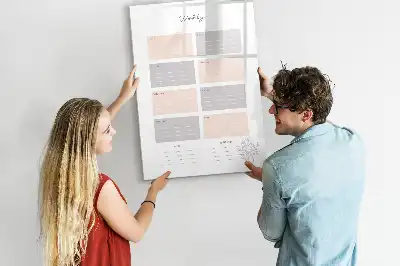 Ugeplanner magnetisk tørresletteboard