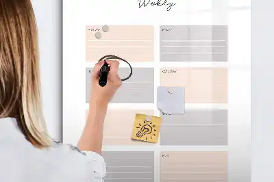 Ugeplanner magnetisk tørresletteboard