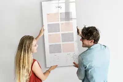 Ugeplanner magnetisk tørresletteboard