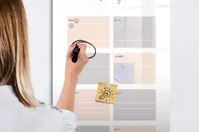 Ugeplanner magnetisk tørresletteboard