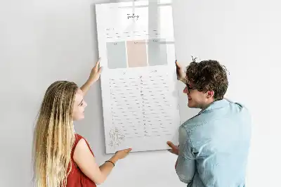 Magnetisk whiteboard til daglig planlægning tørreslette-tavle til dagens gøremål