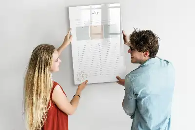Magnetisk whiteboard til daglig planlægning tørreslette-tavle til dagens gøremål